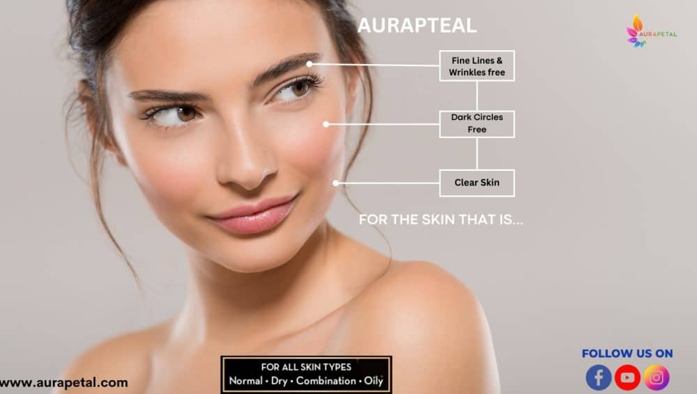 10 in 1 benefits of Aurapetal Eye and Face cream