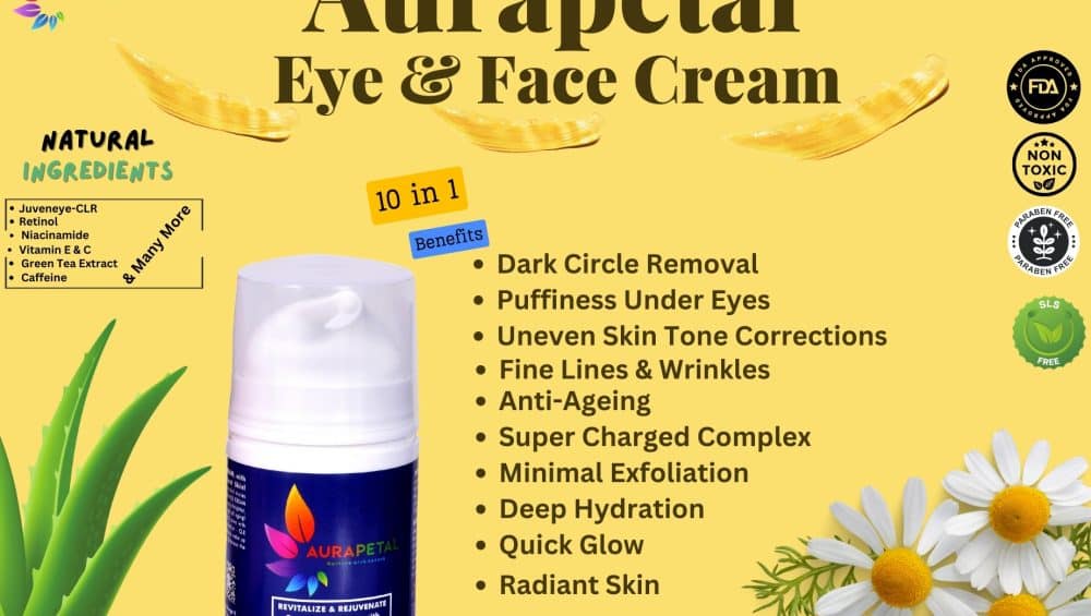 Aurapetal Eye & Face Cream 10 in1 Benefits